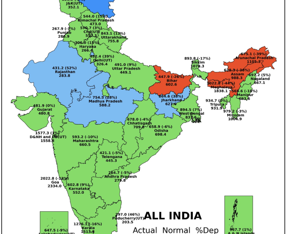 Weekly South-West Monsoon Report – 12th Aug 2025